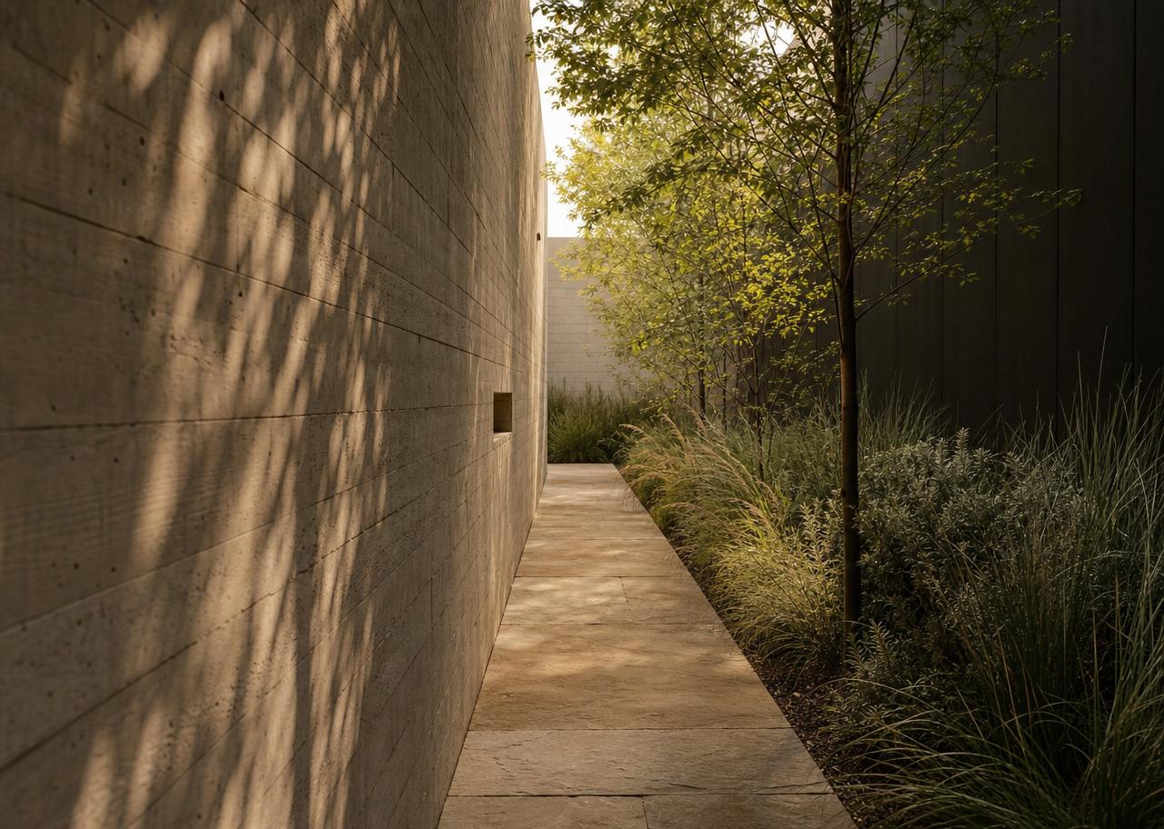 Residential garden and outdoor living environment, Byron Bay